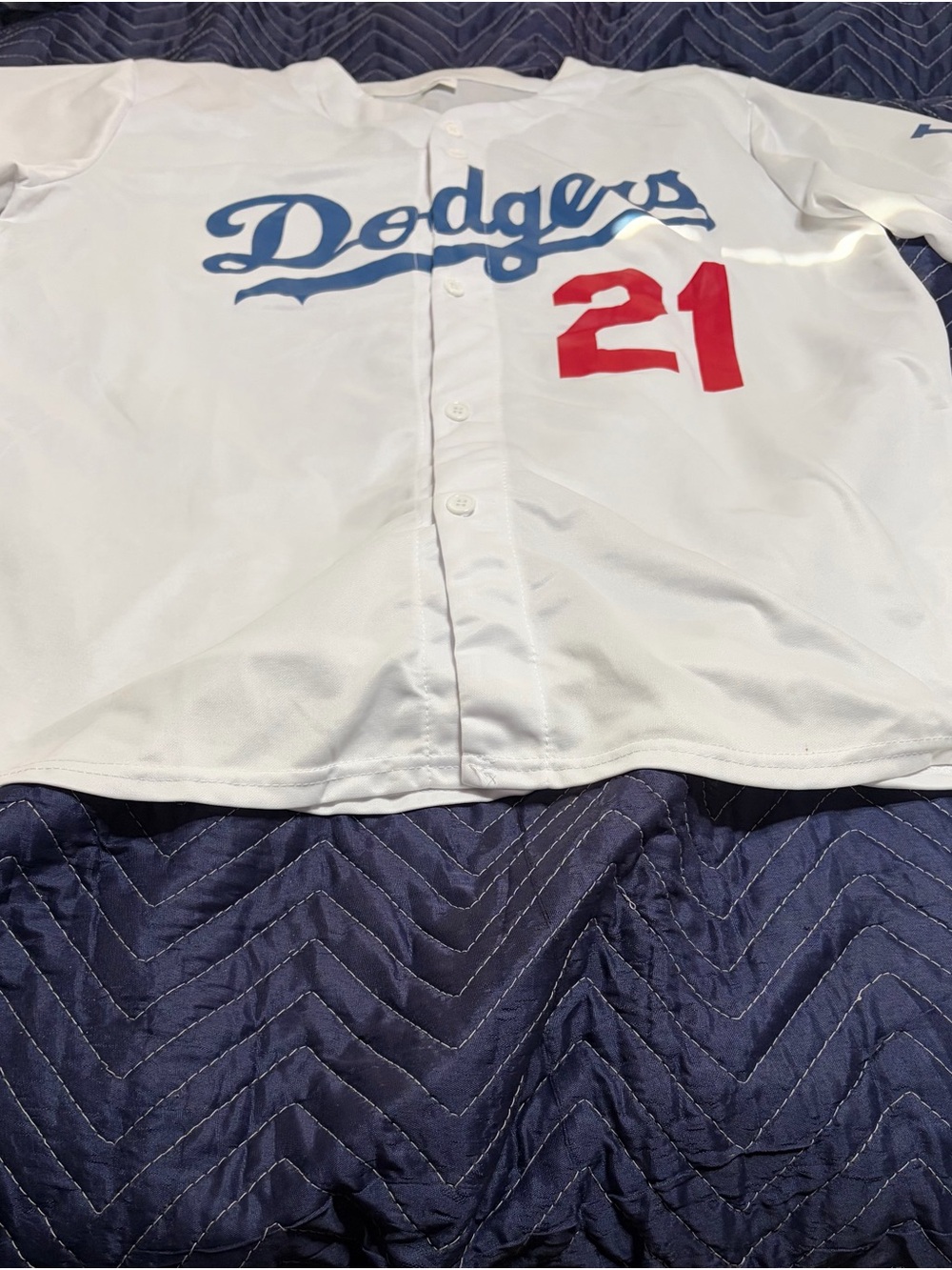 Los Angeles Dodgers Walker Buehler Jersey #21 STADIUM GIVEAWAY SIZE XL 8/20/22